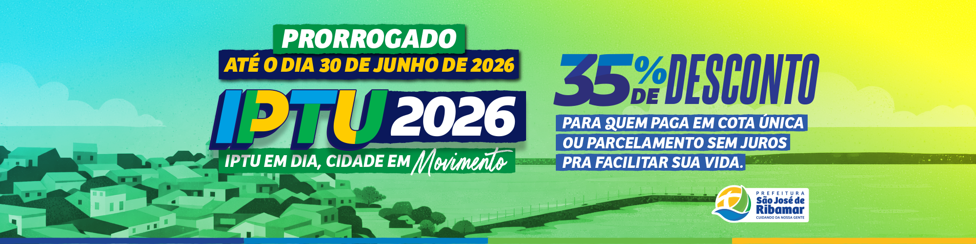 IPTU PRORROGADO 2026